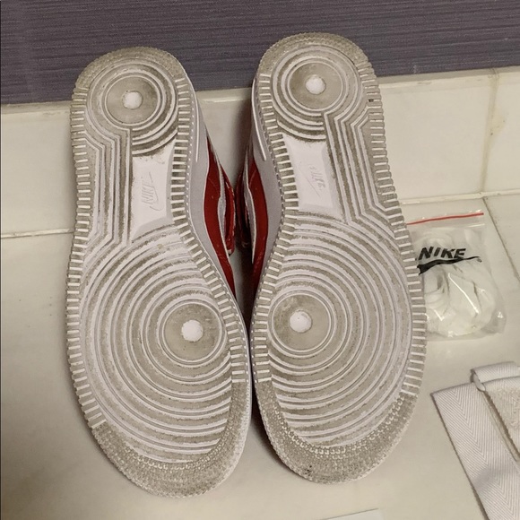 [Size M6] Nike Air Force 1 High SP x Supreme Red 2014 - Picture 8 of 13